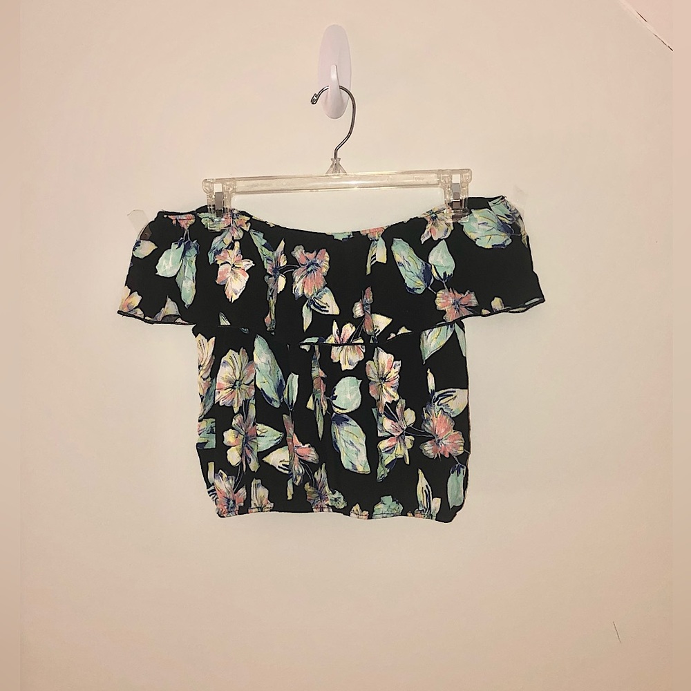 Floral Off The Shoulder Top XS